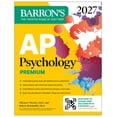 thumbnail image 1 of Barron's AP Prep AP Psychology Premium, 2027: Prep Book with 4 Practice Tests + Comprehensive Review + Online Practice, (Paperback), 1 of 1