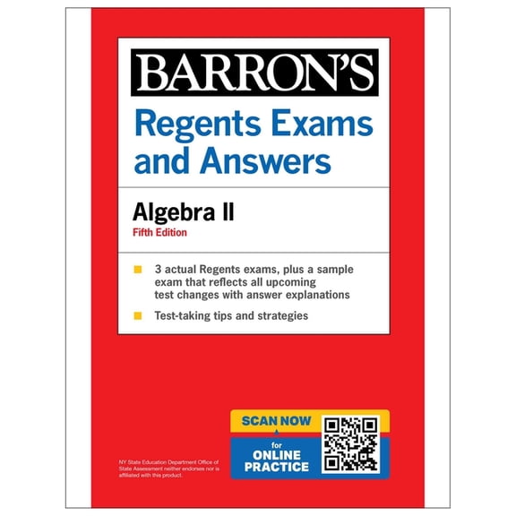 Barron's New York Regents Regents Exams and Answers: Algebra II, Fifth Edition (Barron's New York Regents), (Paperback)
