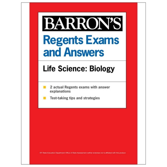 Barron's New York Regents Regents Exams and Answers: Life Science: Biology, 1st Edition, (Paperback)