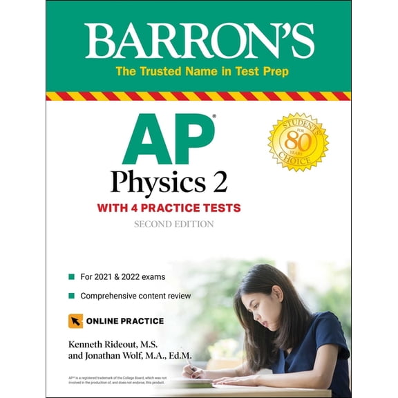 Pre-Owned Barron's AP: AP Physics 2: 4 Practice Tests + Comprehensive Review + Online Practice (Paperback)