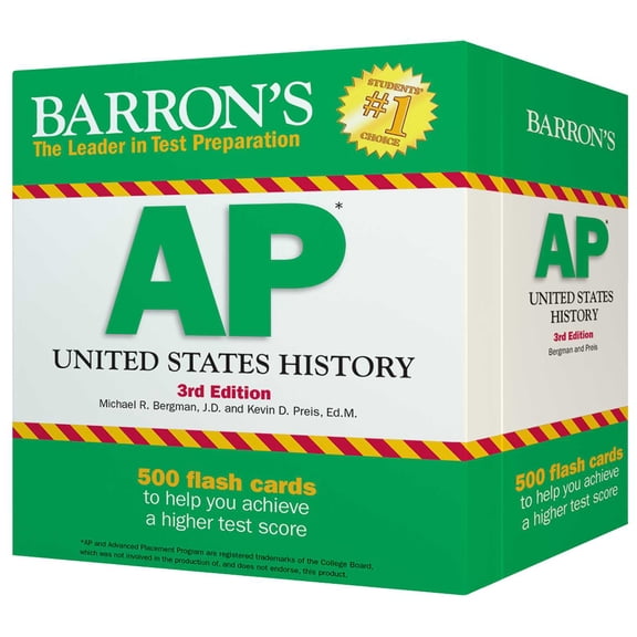 Pre-Owned Barron's AP: AP US History Flash Cards (Cards)