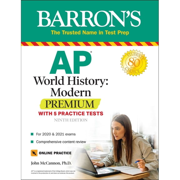 Pre-Owned Barron's AP: AP World History: Modern Premium : With 5 Practice Tests (Paperback)
