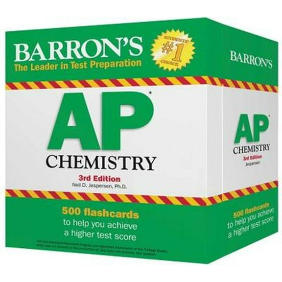 Pre-Owned AP Chemistry Flash Cards (Barron's Test Prep), 9781438011745, 1438011741, Paperback, Third edition