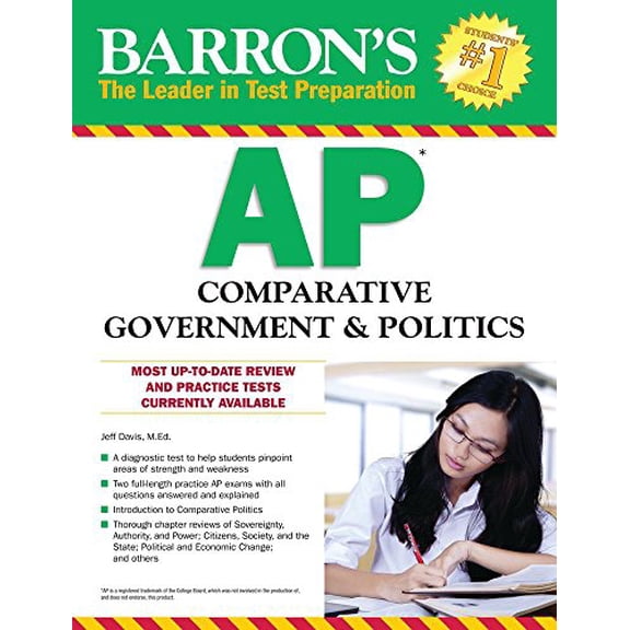 Pre-Owned Barron's AP Comparative Government & Politics (Barron's AP Comparative Government and Politics), 9781438006154, 1438006152, Paperback,