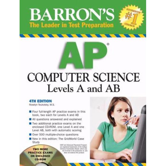 Pre-Owned AP Computer Science 2008: Levels A and AB (Barron's) (Paperback) 0764193503 9780764193507