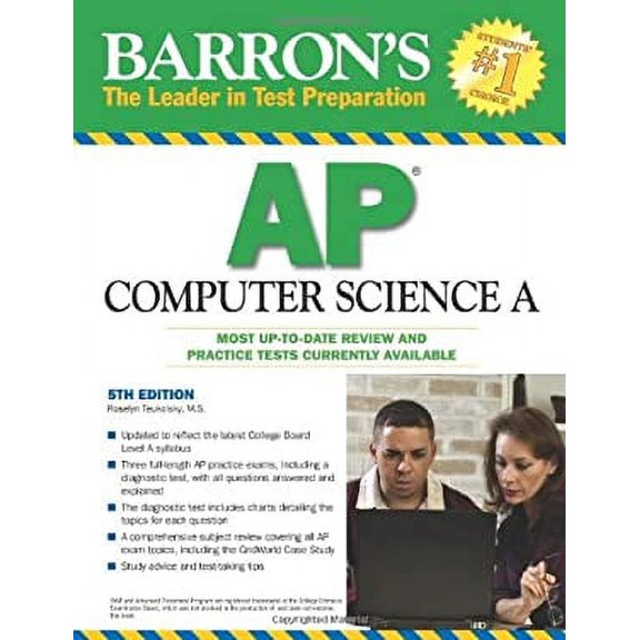 Pre-Owned Barron's AP Computer Science A (Paperback) 0764143735 9780764143731