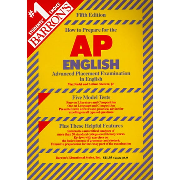 Pre-Owned Barron's AP English Language & Composition: Barron's How to Prepare for the Advanced Placement Examination in AP English : Literature and Composition, Language and Composition (Edition 5) (Paperback)