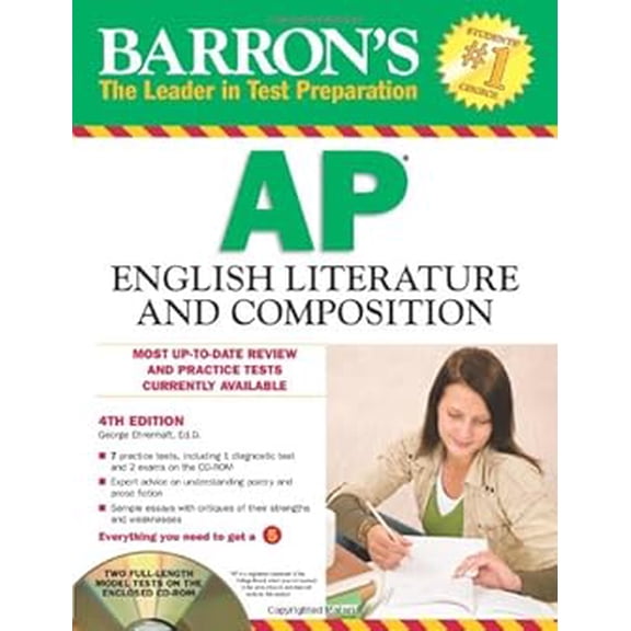 Pre-Owned Barron's AP English Literature and Composition with CD-ROM, 4th Edition (Barron's AP English Literature & Composition (W/CD))