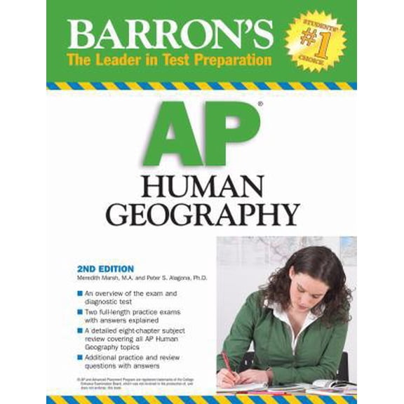 Pre-Owned Barron's AP Human Geography 2008 (Paperback) 0764138170 9780764138171