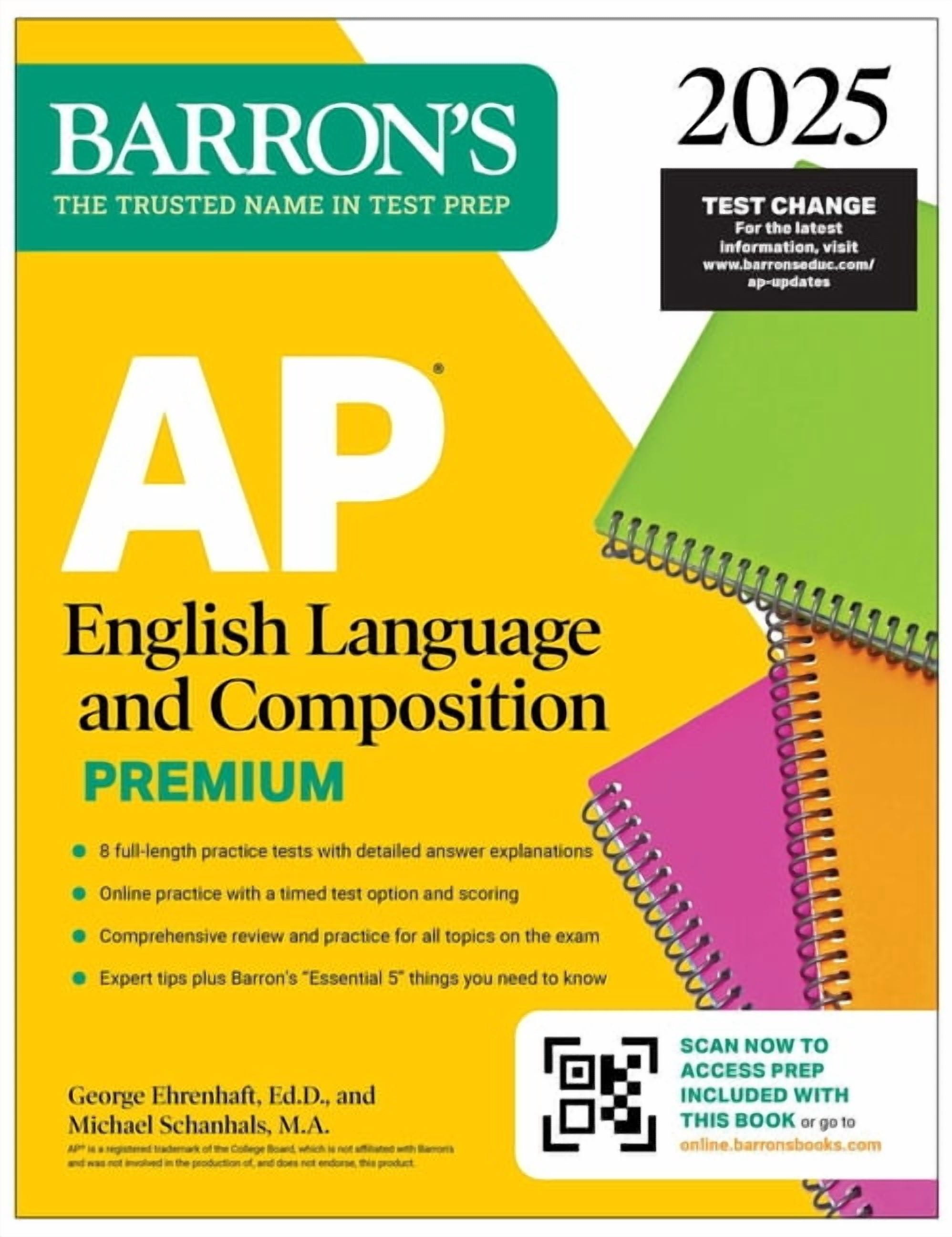Barron's AP Prep AP English Language and Composition Premium, 2025 ...