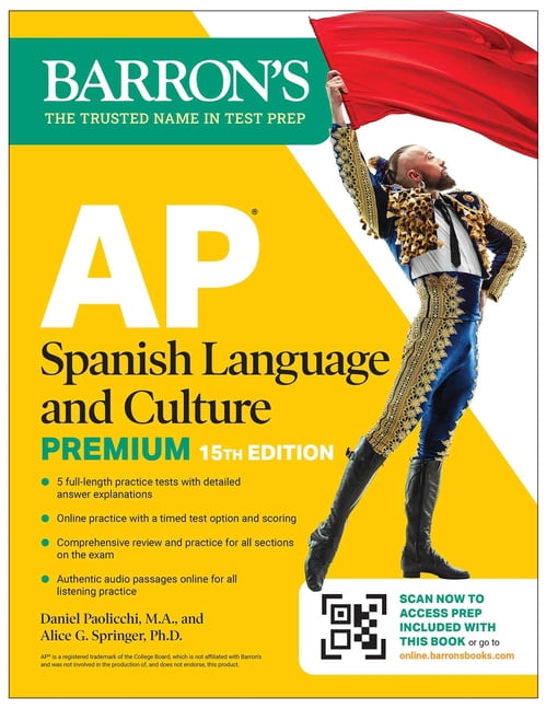 Barron's AP Prep AP Spanish Language and Culture Premium