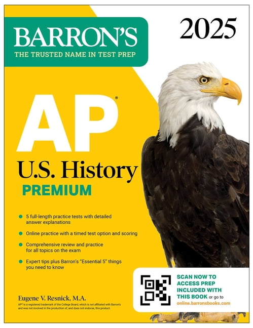 Barron's AP Prep: AP U.S. History Premium