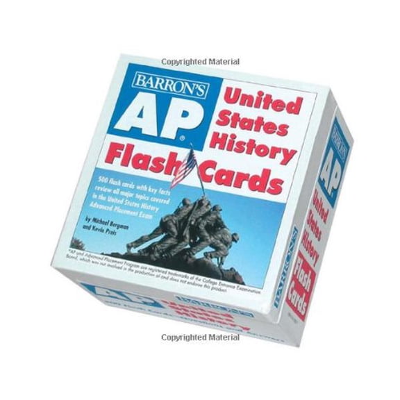 Pre-Owned AP United States History Flash Cards (Paperback) 9780764178375