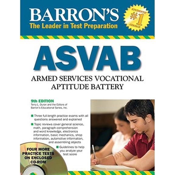 Pre-Owned Barron's ASVAB with CD-ROM (Paperback)