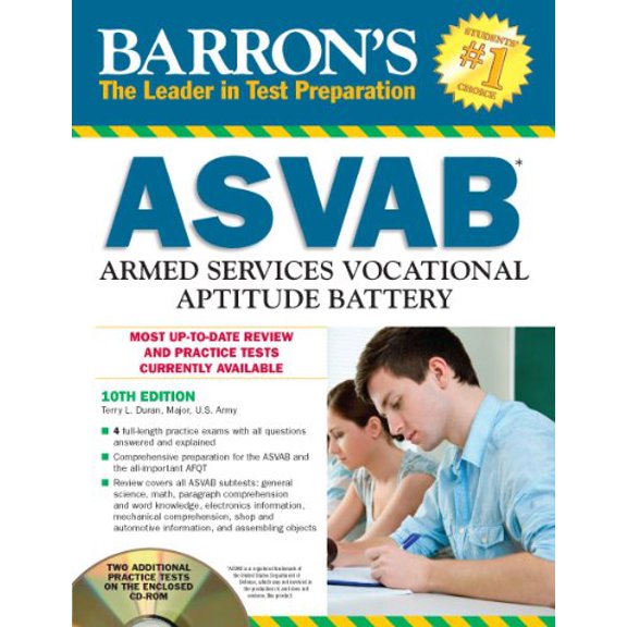Pre-Owned Barron's ASVAB with CD-ROM (Paperback)