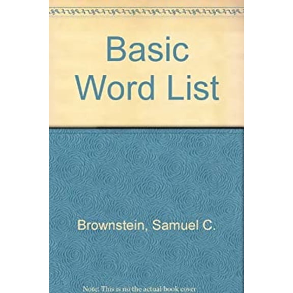 Pre-Owned Barron's Basic Word List (Paperback) 9780812007091