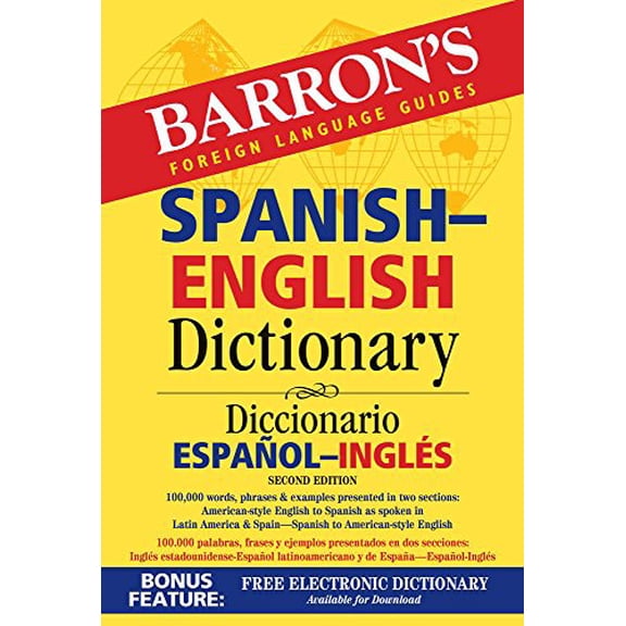 Pre-Owned Barron's Bilingual Dictionaries: Spanish-English Dictionary (Paperback)