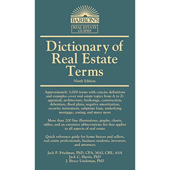 Pre-Owned Dictionary of Real Estate Terms (Paperback) 1438001460 9781438001463