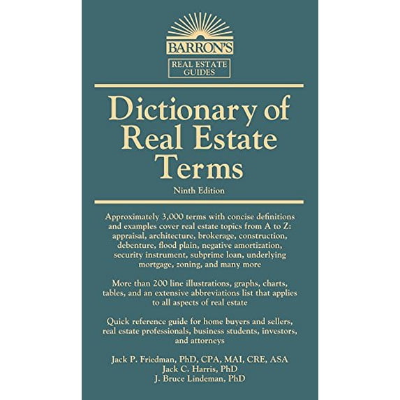 Pre-Owned Dictionary of Real Estate Terms (Paperback) 1438001460 9781438001463