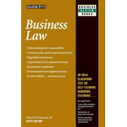 Barrons Business Review Business Law, Paperback