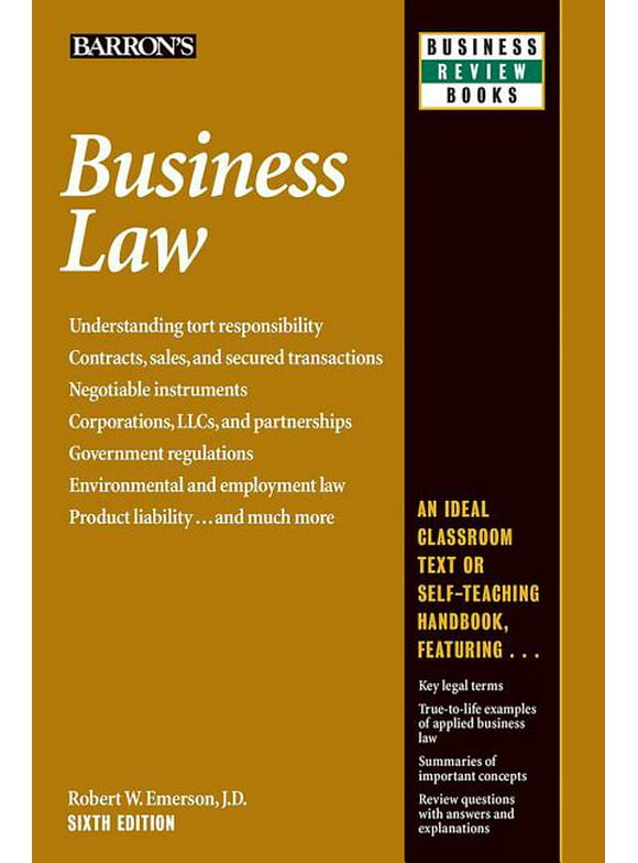 Barron's Business Review: Business Law (Paperback)