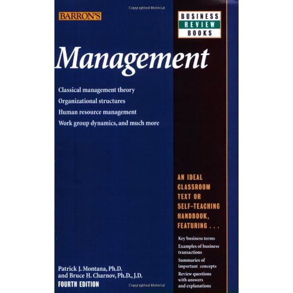 Pre-Owned Management (Barron's Business Review Series) (Paperback) 0764139312