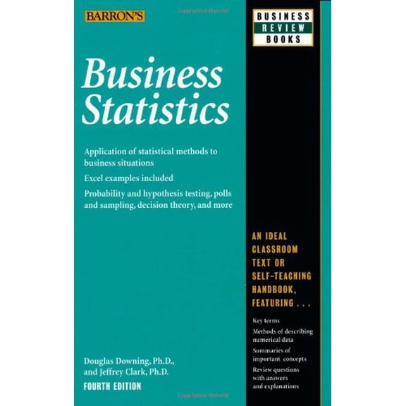 Pre-Owned Business Statistics (Barron's Business Review Series) Paperback