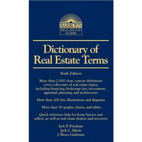 Pre-Owned Barron's Business Dictionaries: Dictionary of Real Estate Terms (Paperback)