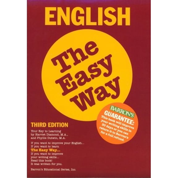 Pre-Owned English the Easy Way (English the Easy Way, 3rd ed) (Paperback) 0812091426 9780812091427