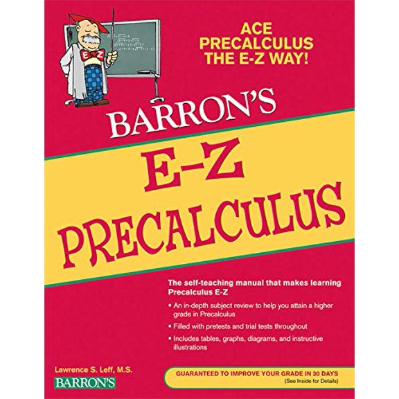 Pre-Owned Barron's E-Z Precalculus (Paperback) by Peter Eisen