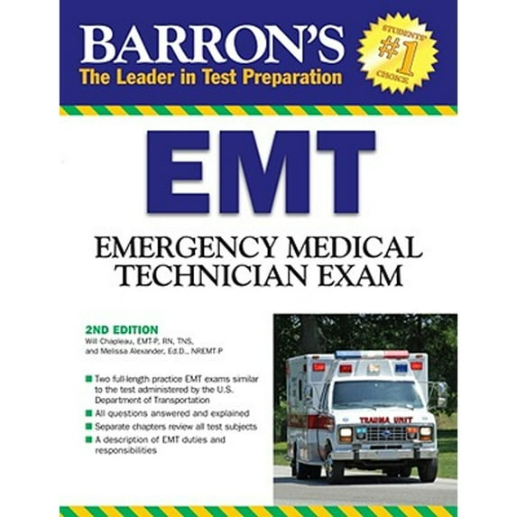 Pre-Owned Barron's EMT Exam: Emergency Medical Technician (Paperback) 0764139371 9780764139376