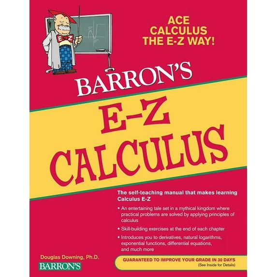 Barron's Easy Way: E-Z Calculus (Paperback)