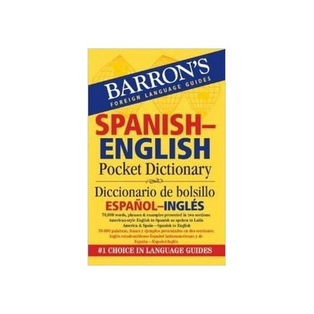 Pre-Owned Barron's Foreign Language Guides Spanish - English Pocket Dictionary by Almudena Garcia Hernandez (2008-05-03) Paperback
