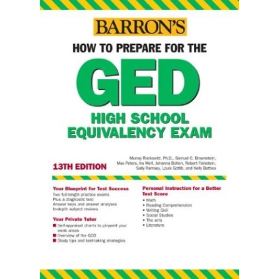 Pre-Owned How to Prepare for the GED (BARRON'S HOW TO PREPARE FOR THE GED HIGH SCHOOL EQUIVALENCY EXAM (BOOK ONLY))