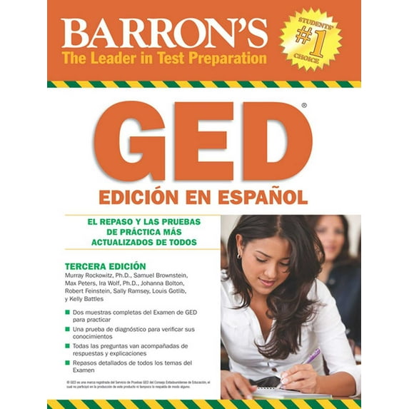Barron's GED (Spanish): Barron's GED Edición En Español: El Repaso Y Las Pruebas de Práctica Más Actualizados de Todos (Paperback)