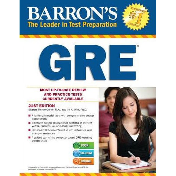 Pre-Owned Barron's GRE with CD-ROM (Paperback)