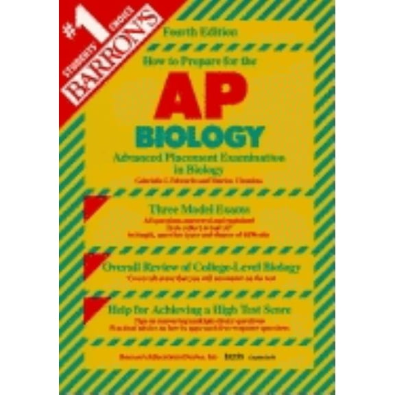 Pre-Owned Barron's How to Prepare for the Advanced Placement Examination AP Biology