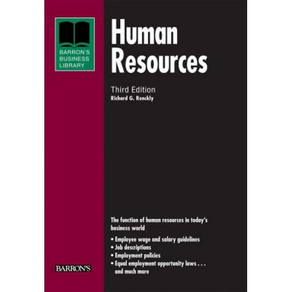 Pre-Owned Barron's Business Library Series: Human Resources (Paperback)