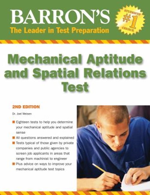 BARRON MECHANICAL APTITUDE AND SPATIAL RELATIONS TEST BOOK PDF visual data 8