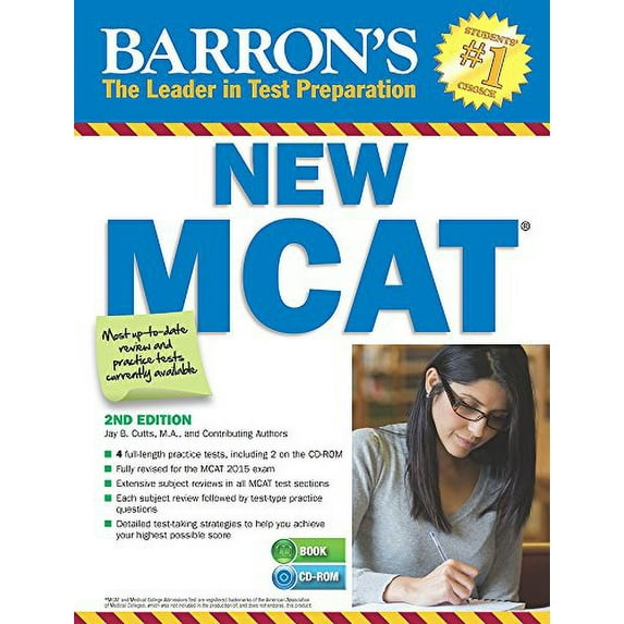 Pre-Owned Barron's New MCAT with CD-ROM (Paperback) 1438074557 9781438074559