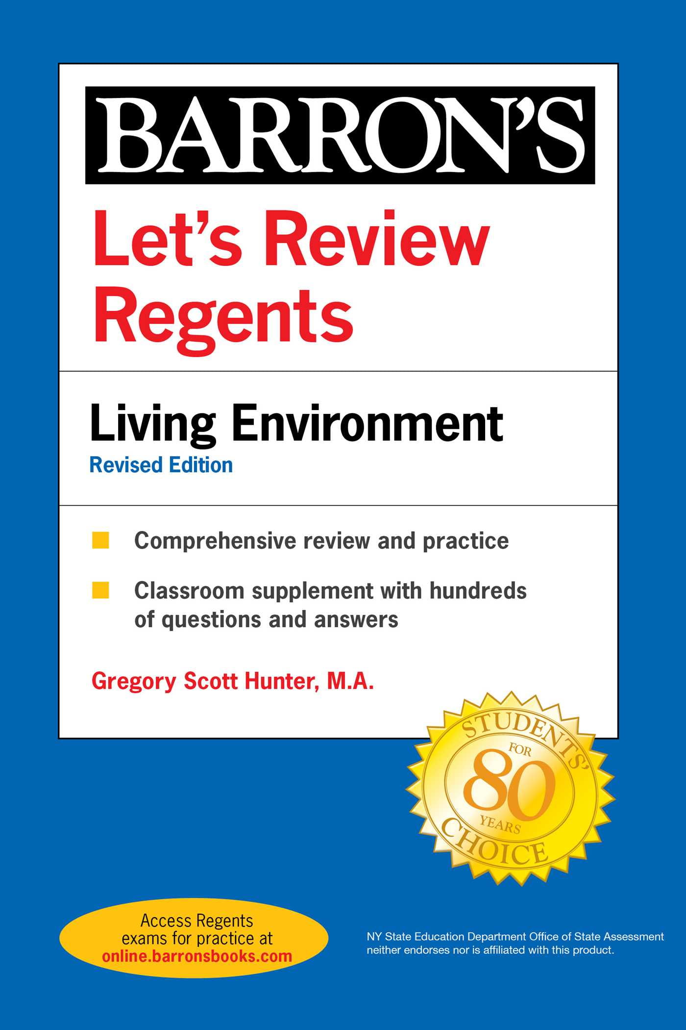 Barron’s New York Regents: Let’s Review Regents: Living