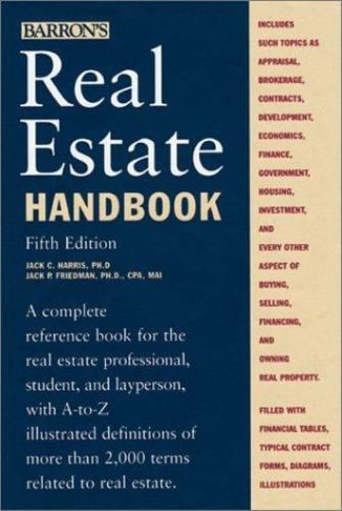 Pre-Owned Real Estate Handbook (Hardcover) 0764152637 9780764152634