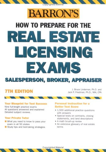 Pre-Owned How to Prepare for the Real Estate Licensing Exams: Salesperson, Broker, Appraiser (Paperback 9780764124020) by J Bruce Lindeman, Jack P Friedman
