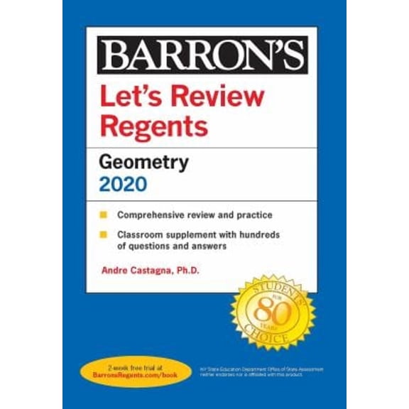Pre-Owned Let's Review Regents: Geometry 2020 (Paperback) 1506254020 9781506254029