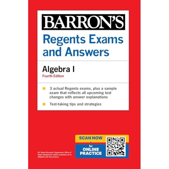 Pre-Owned Regents Exams and Answers: Algebra I, Fourth Edition (Paperback) 1506291295 9781506291291