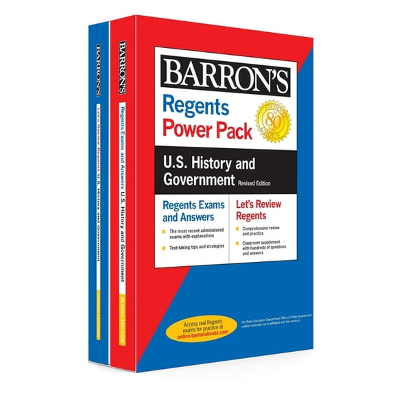 Barron's Regents NY: Regents U.S. History and Government Power Pack Revised Edition (Paperback)