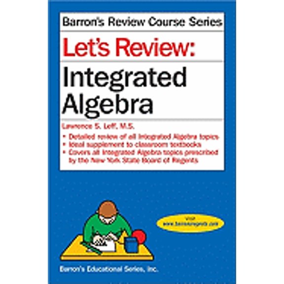 Pre-Owned Let's Review: Integrated Algebra (Paperback) 0764135910 9780764135910