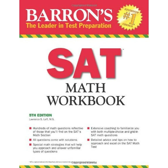 Pre-Owned Barron's SAT Math Workbook (Paperback)