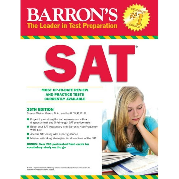 Pre-Owned Barron's SAT (Paperback) 0764144367 9780764144363