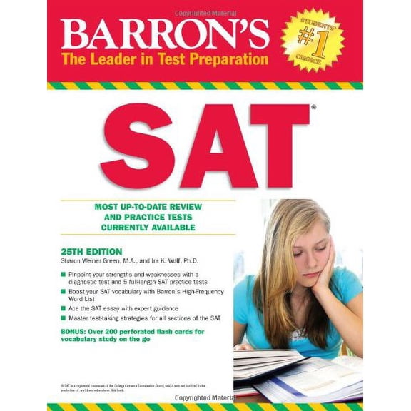 Pre-Owned Barron's SAT (Paperback) 0764144367 9780764144363